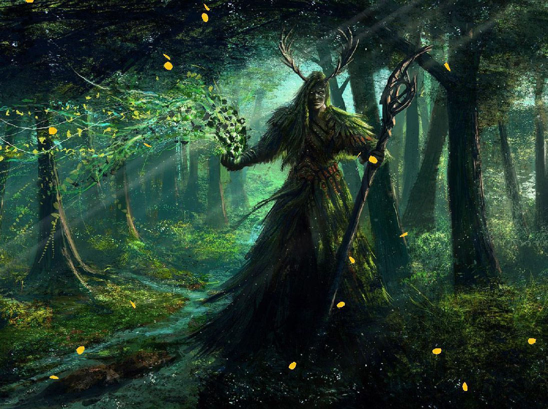 Druid magic grove